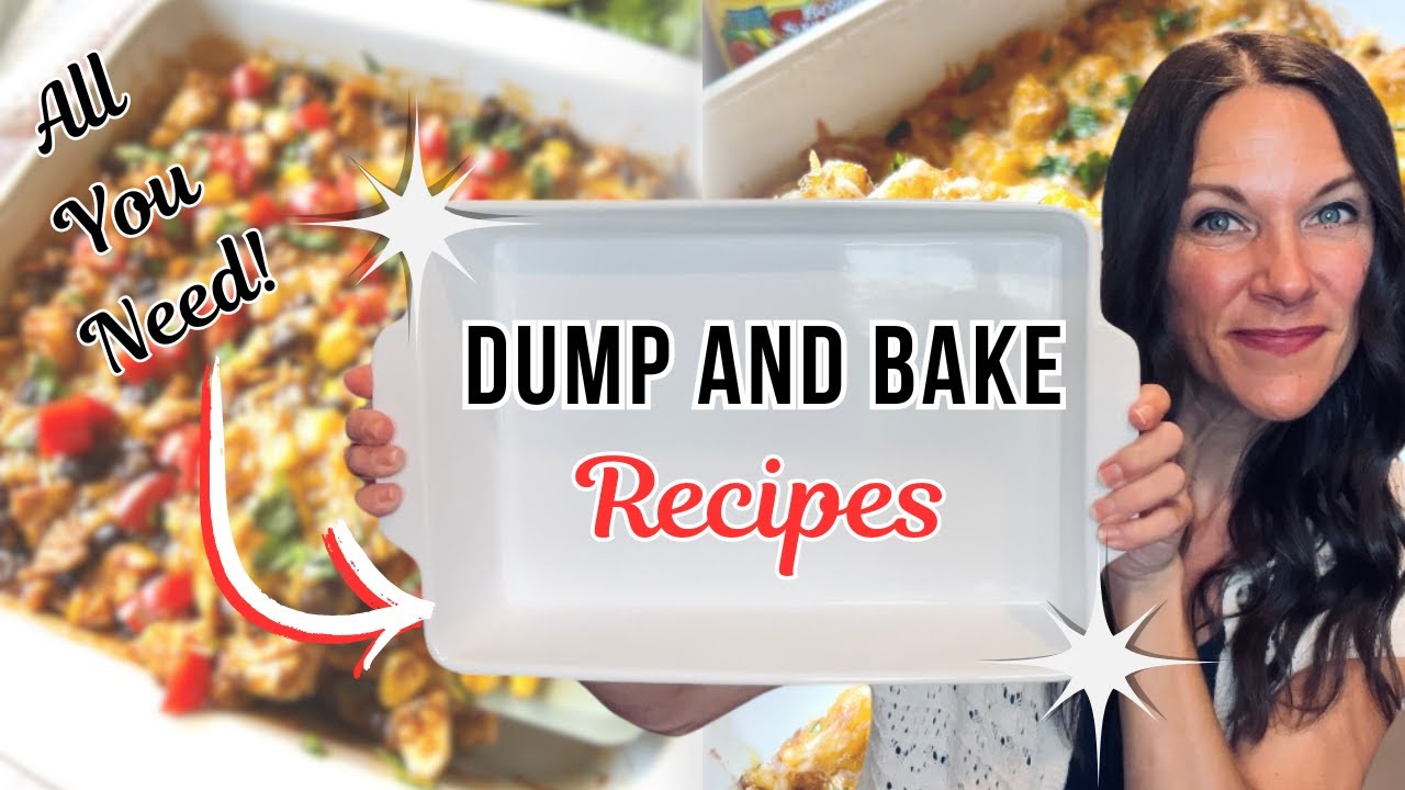 DUMP AND GO RECIPES ON REPEAT! NO MIXING BOWLS| 4 EASY CASSEROLES