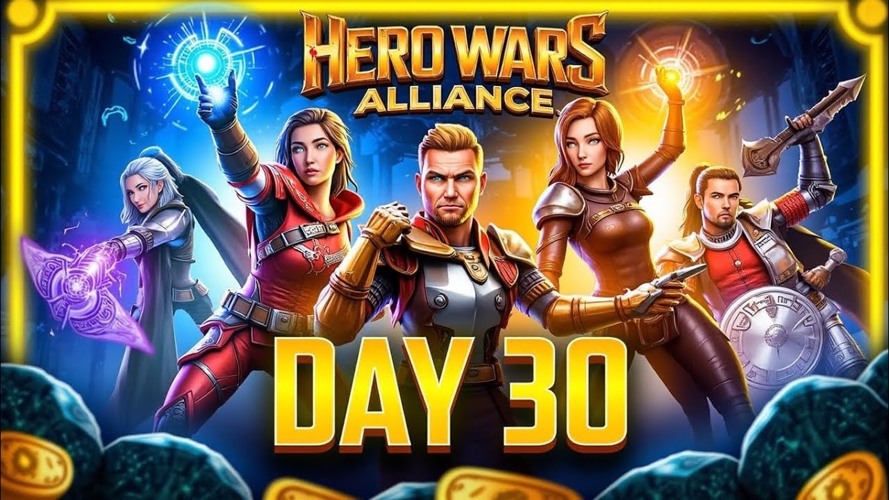 Hero Wars Alliance Day 30 – 1-Month Milestone! 💯 Progress & Team Review (F2P No Commentary)