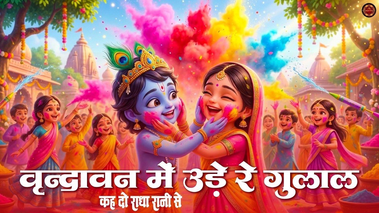 Vrindavan Mein Ude Re Gulal - वृन्दावन में उड़े रे गुलाल कह दो राधा रानी से - Radha Krishna Bhajan