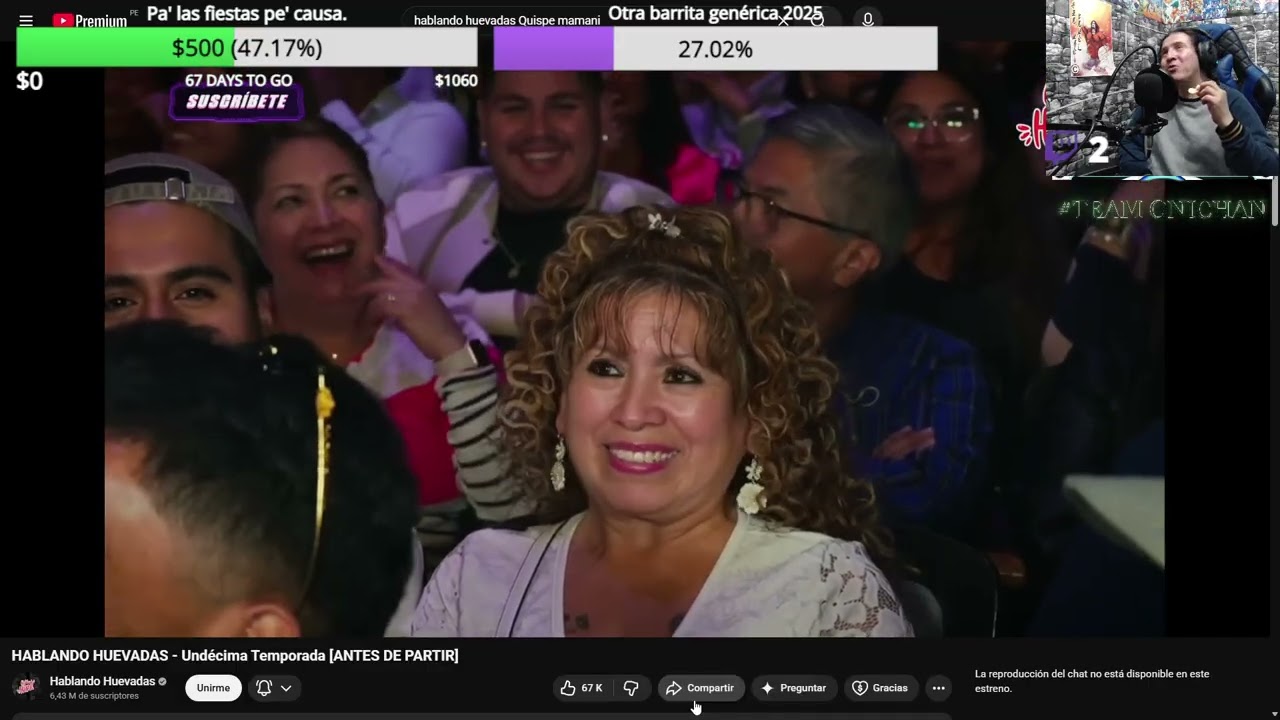 Antes de partir, ciego reacciona hablando huevadas 