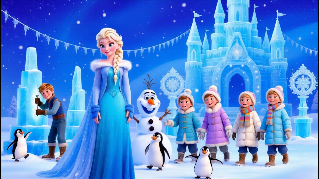 Frozen: El Festival de Hielo de los Amigos ❄️ Historia Infantil Encantada #explorines