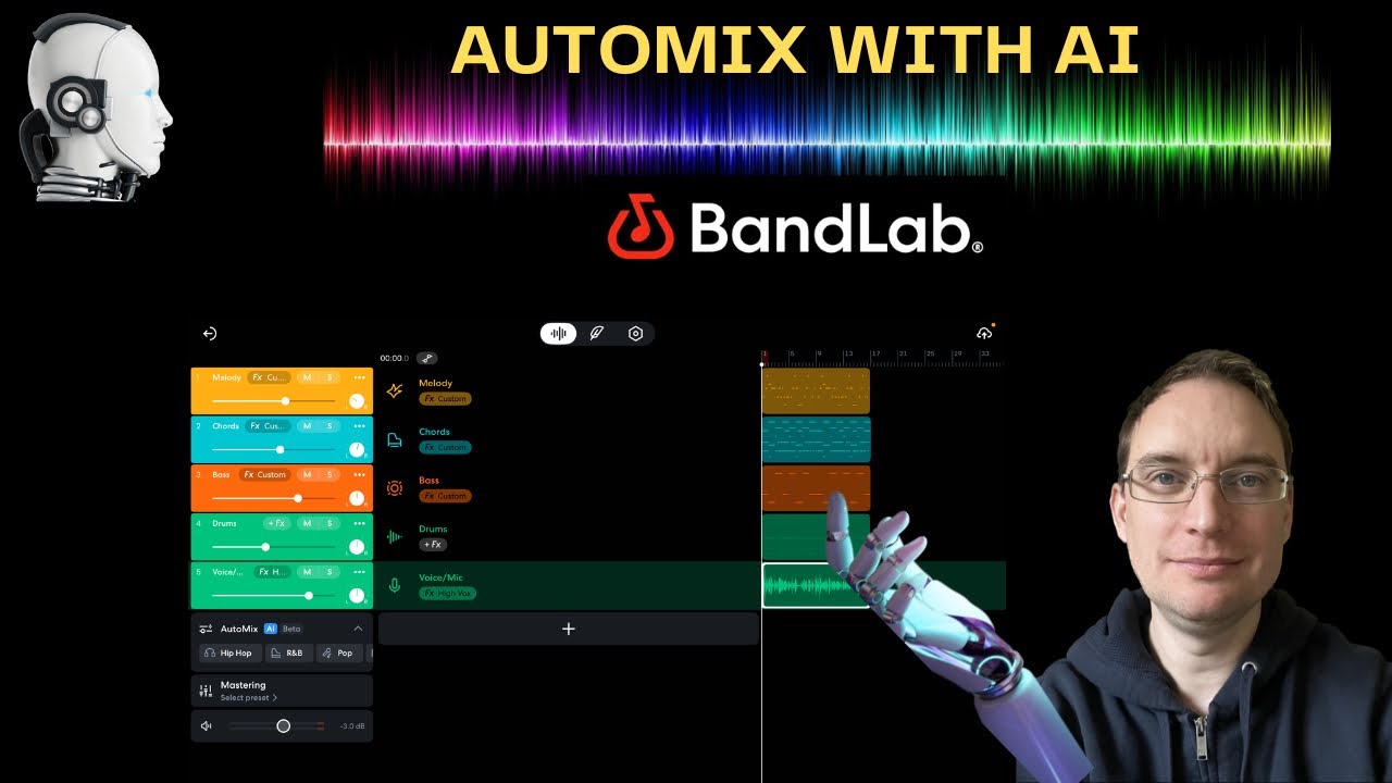 Automix your Track with AI - BandLab