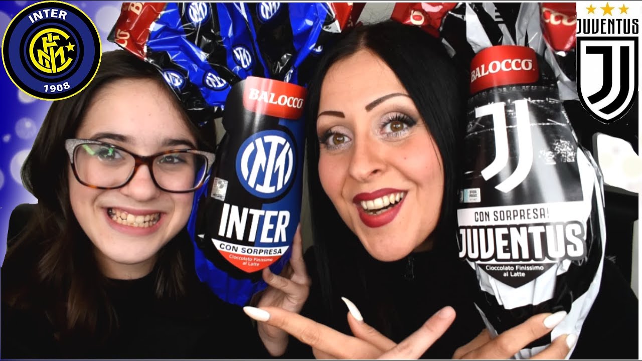 Apriamo l'uovo di PASQUA dell' INTER  e quello della JUVENTUS !! Che DELUSIONE! || BARBARA DOMINICI💖