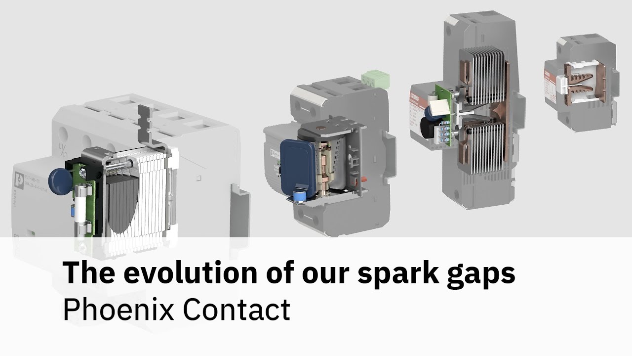 The evolution of our spark gaps - Surge protection by Phoenix Contact since 1983