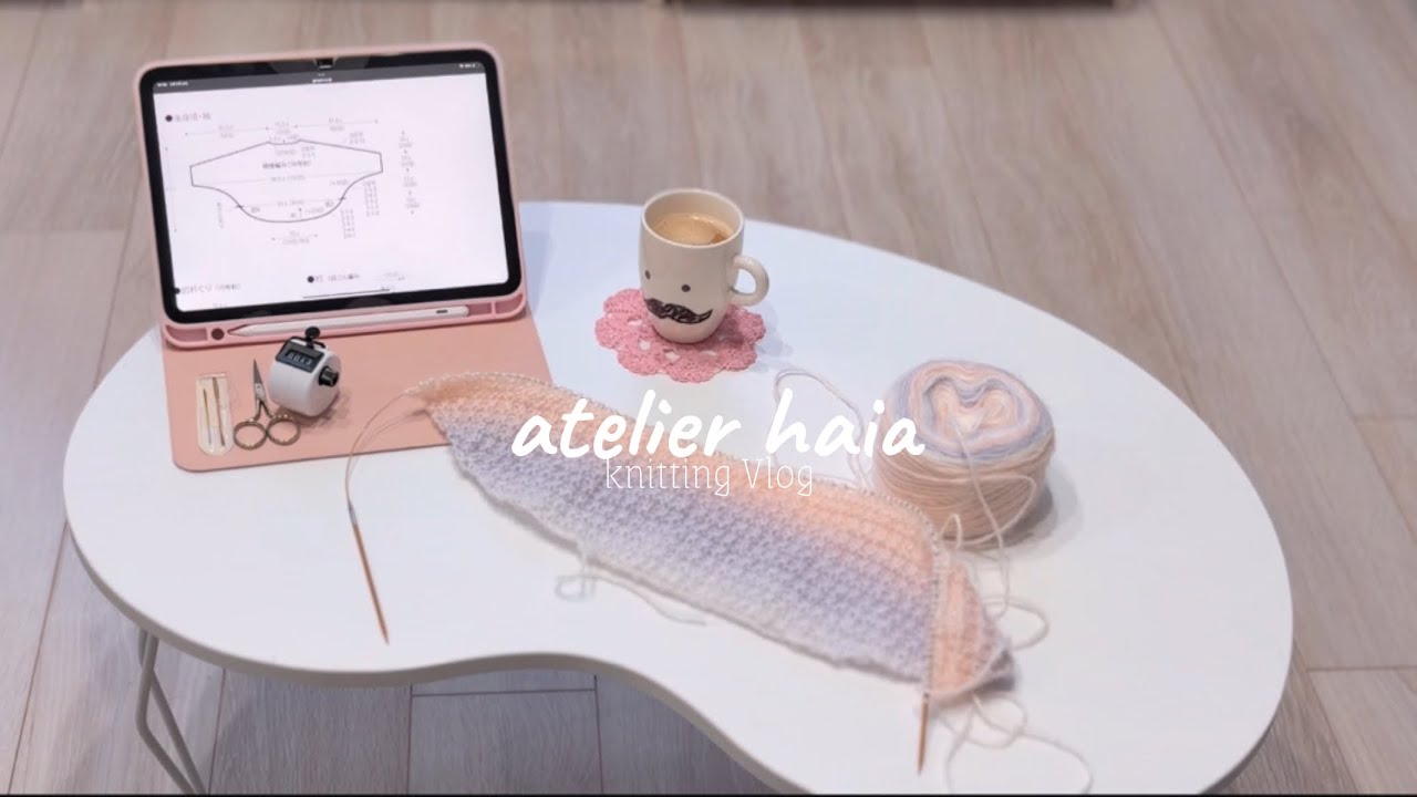 娘のセーターが完成するまで｜編み物Vlog | Knitting Vlog