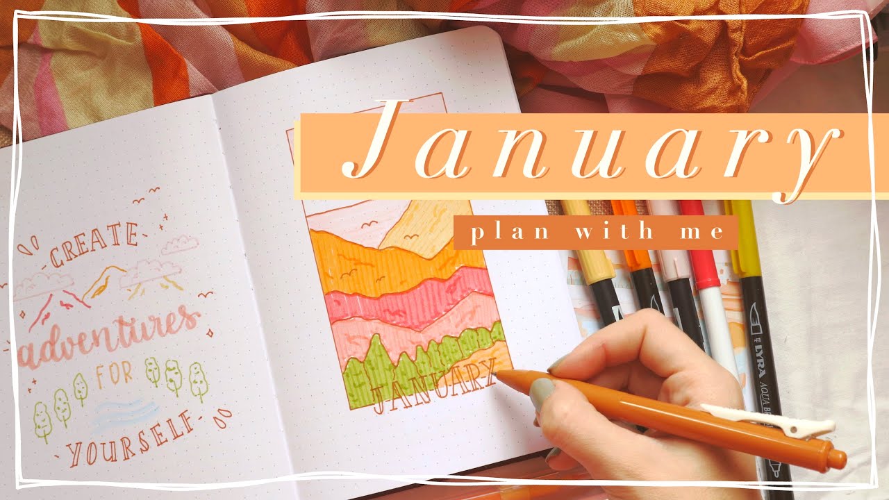 PLAN WITH ME January 2021 || Bullet Journal SetUp