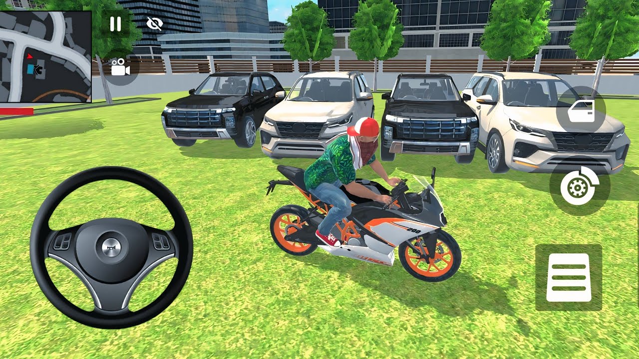 🎮Frankly in Order by 2️⃣ToyotaFortuner2️⃣Hyundai Santa Fe Indian Theft Auto Simulator Games🎮