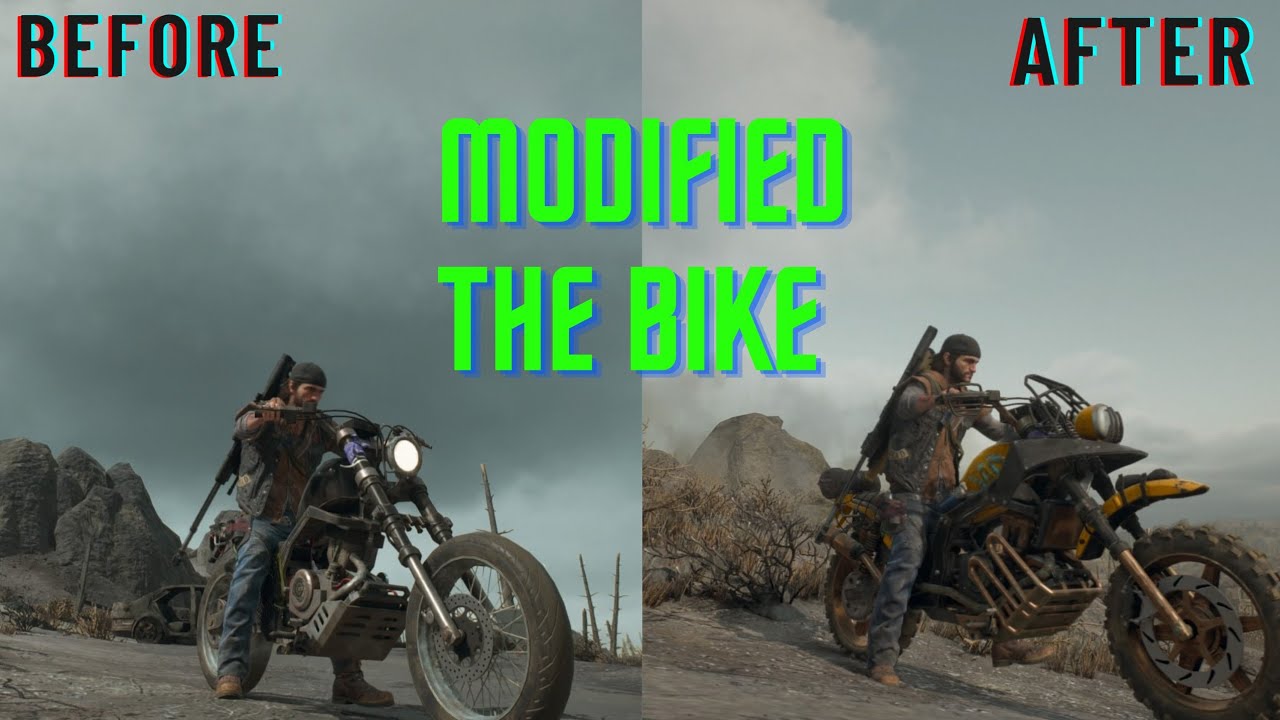 the days gone bike modification