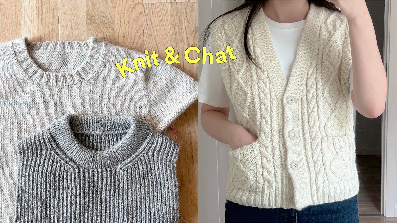 Knit & Chat. 뜨개수다 ep19. 매기베스트 도안 출시! | 요즘 뜨고 있는 것과 산 것 | 짧은 부다페스트 얀샵투어 🇭🇺