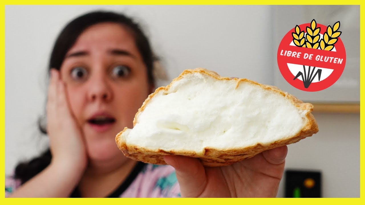 PAN NUBE con 3 INGREDIENTES | Cloud bread receta viral de TikTok (sin queso crema) ¿Funciona?