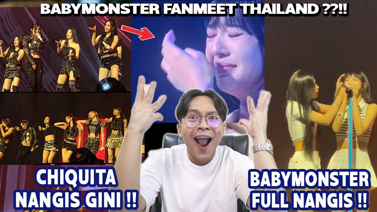 CHIQUITA NANGIS!😭 BABYMONSTER FANMEET THAILAND!! - Nonton Tiktok 66 #ntkali