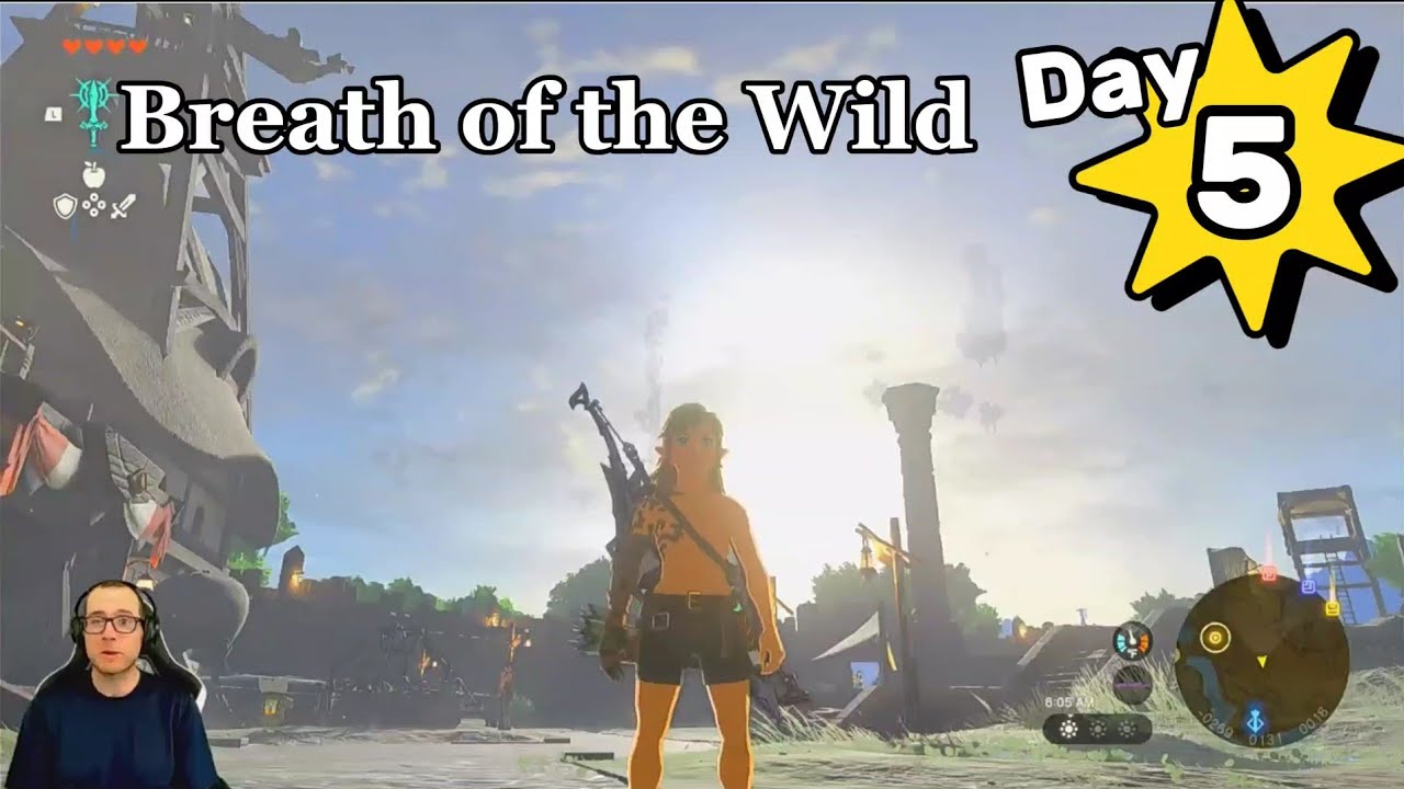 Zelda Breath Of The Wild Live Gameplay! Day 5 Switch 2 Edition