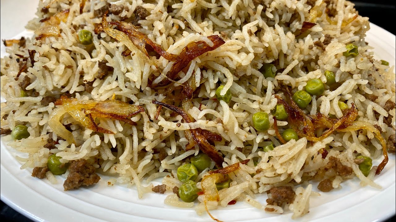 Keema matar pulao recipe | How to make Qeema matar pulao | Pulao recipe