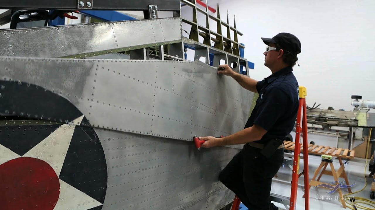 Seversky P-35a - Wing Skin Fabricating - Part 1