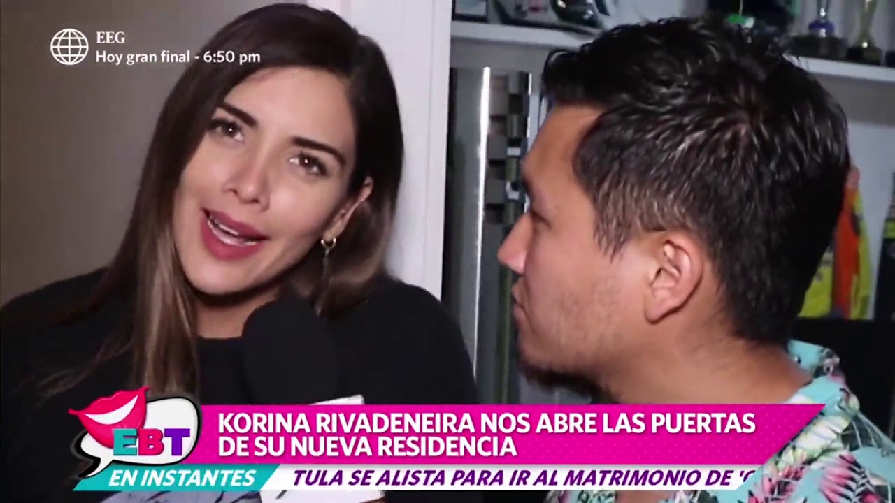 Korina Rivadeneira y Mario Hart presentaron su nueva casa
