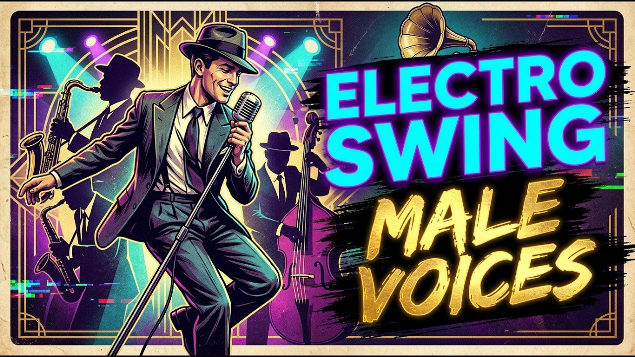 Electro Swing Male Voices Mix 🥂 | Gatsby Charleston Grooves & Deep Vocals