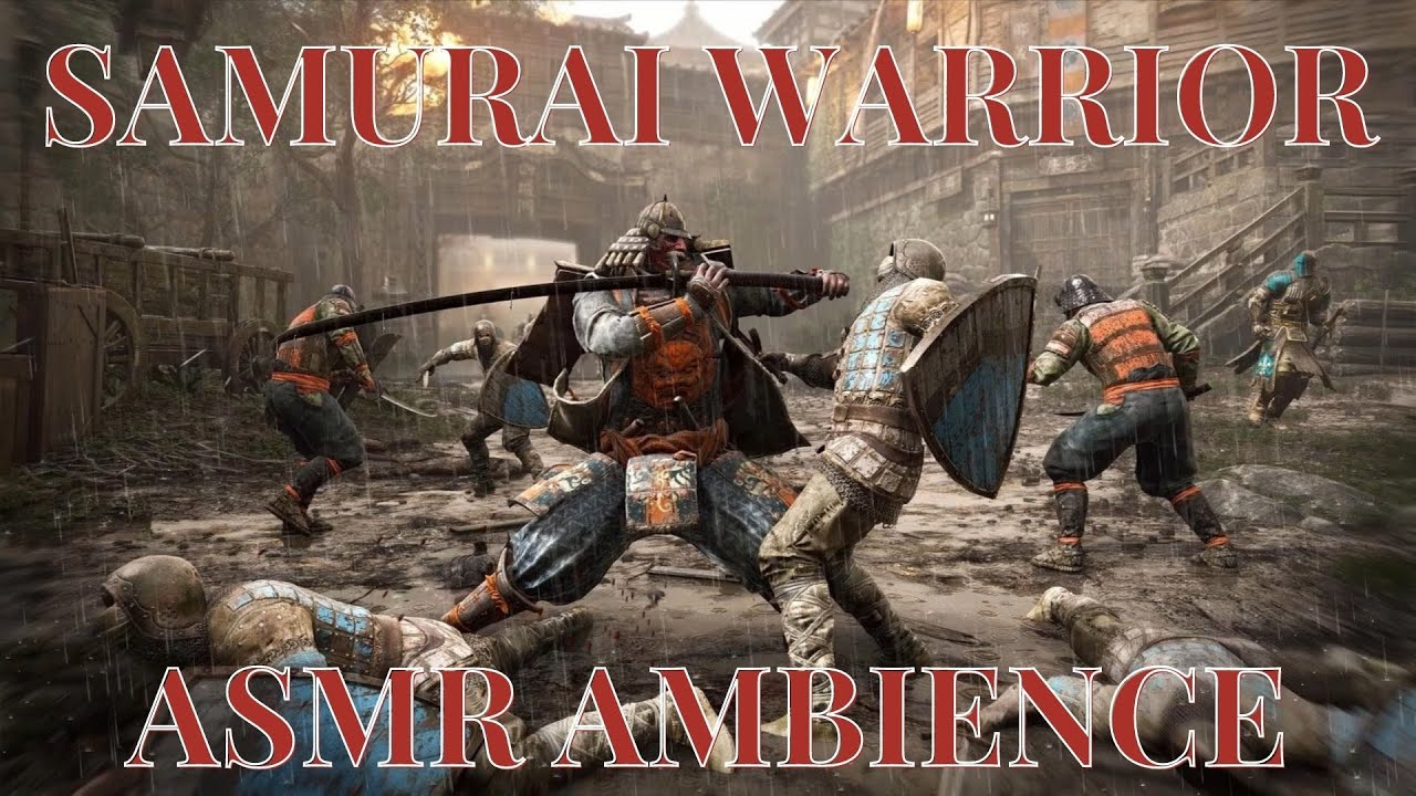 SAMURAI WARRIOR | Japanese Music, Rain Sounds | ASMR Ambience