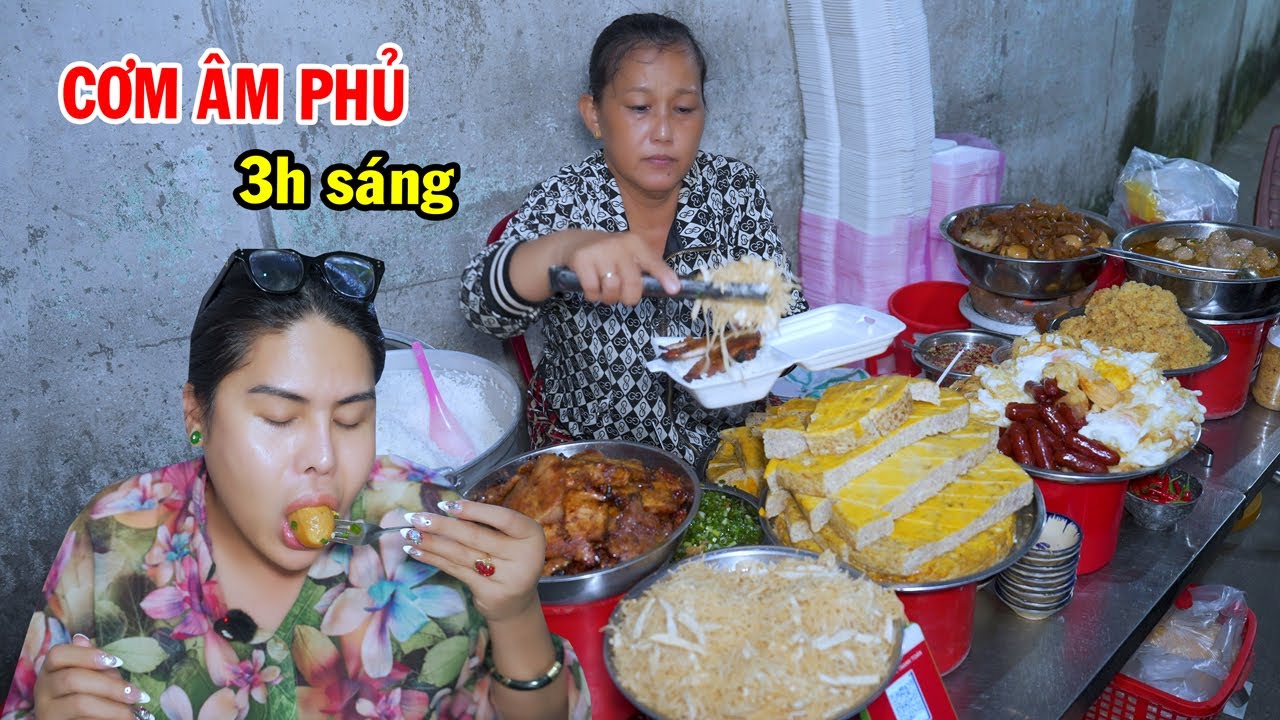 Quán Cơm tấm Âm phủ lúc 4h sáng bán hơn 200 khách mỗi ngày - Ẩm thực Cha Rồng