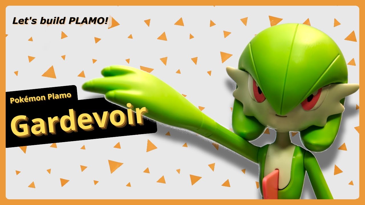 PLAMO 14. Gardevoir🧚&zwj;♀️🌀- Pok&eacute;mon Model Kit Building Timelapse ⏩