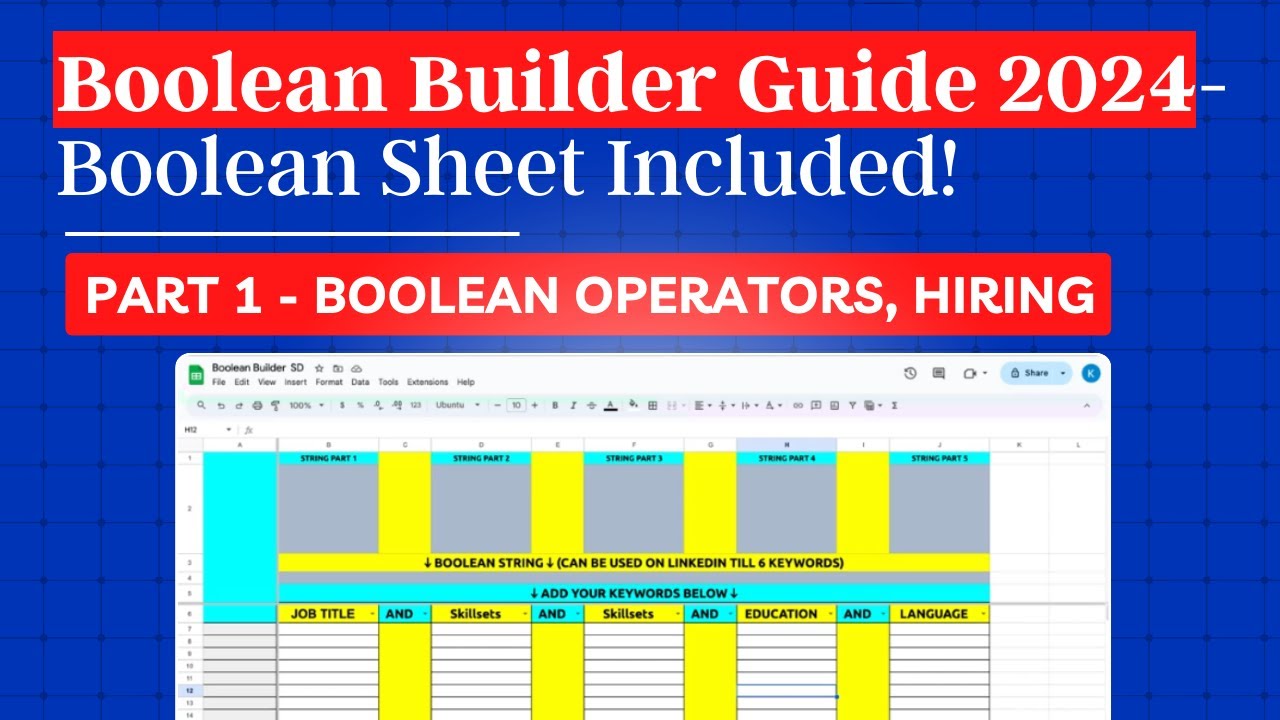 How to use Boolean Search? | Boolean Logic, Operators | Linkedin Hiring as an HR | PART 1