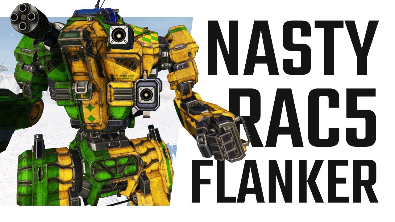 Nasty RAC5 Flanker - Assassin 26 Build - Mechwarrior Online The Daily Dose #1376