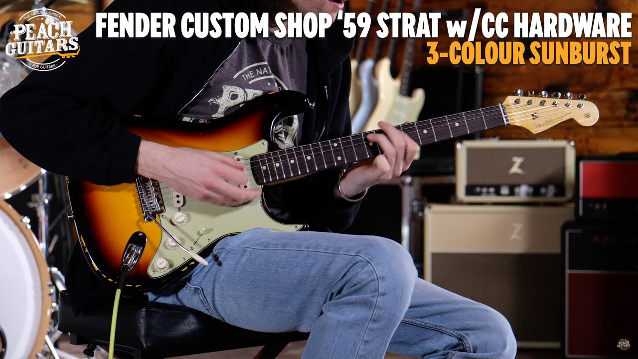 No Talking...Just Tones | Fender Custom Shop '59 Strat Relic w/CC Hardware 3-Colour Sunburst