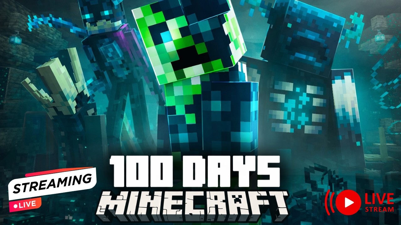100 ΜΕΡΕΣ MINECRAFT CHALLENGE ΘΑ ΤΑ ΚΑΤΑΦΕΡΩ ;; LIVE