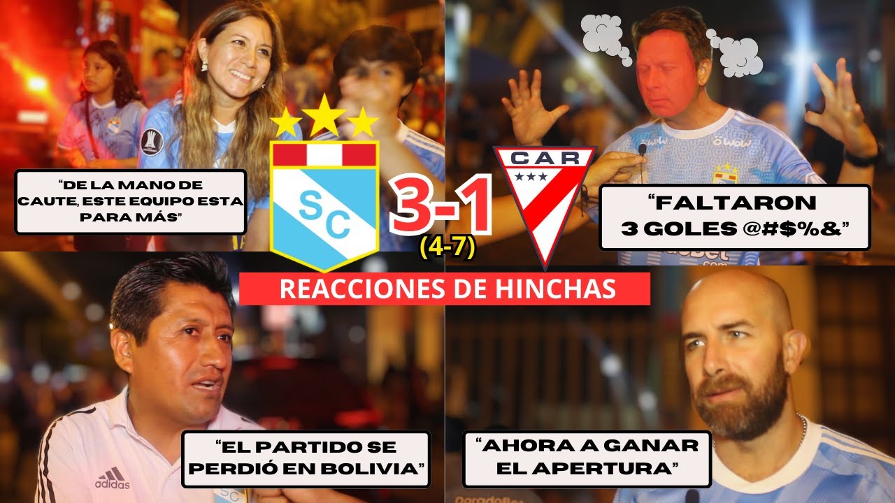 HINCHAS del SPORTING CRISTAL reaccionan a la ELIMINACIÓN ante ALWAYS READY por la COPA LIBERTADORES