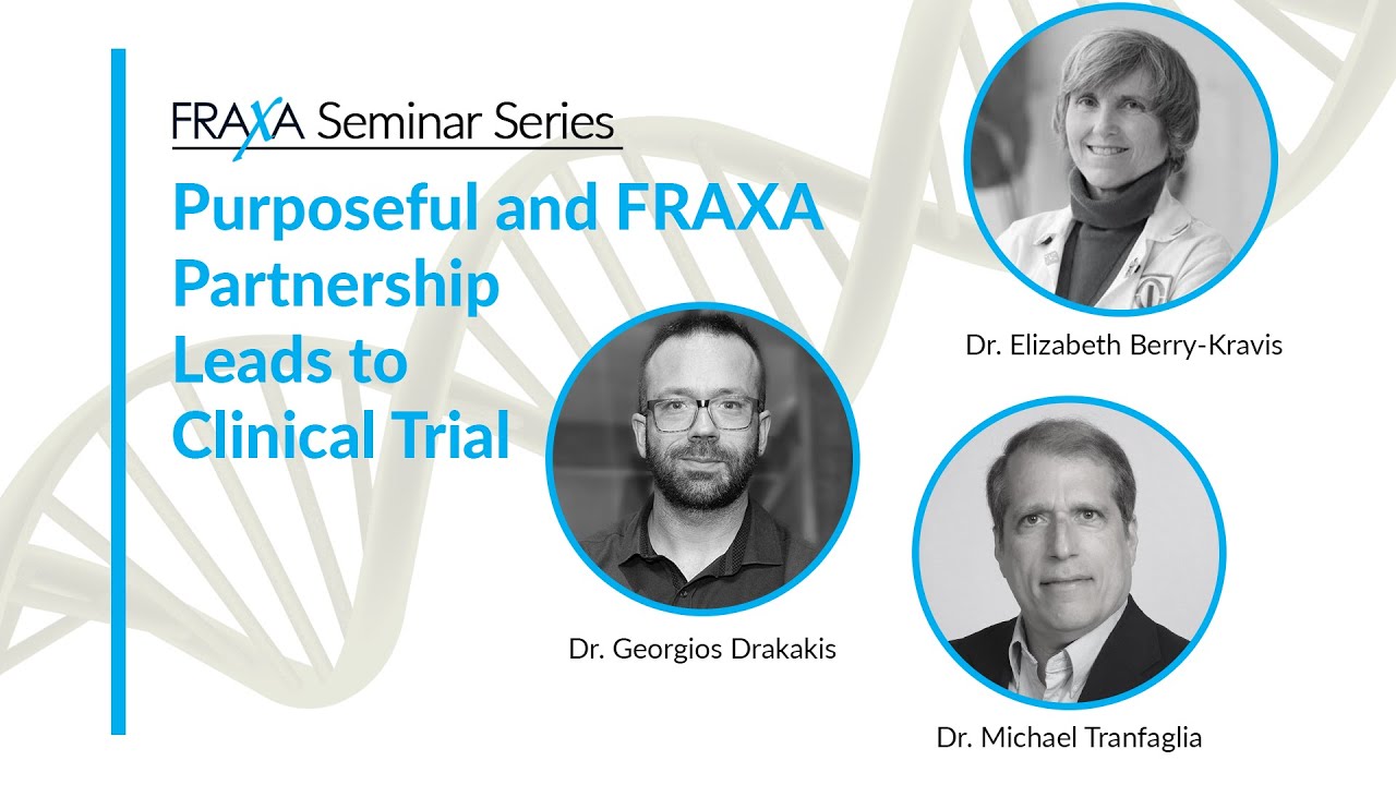 Purposeful and FRAXA Partnership Leads to New Fragile X Clinical Trial