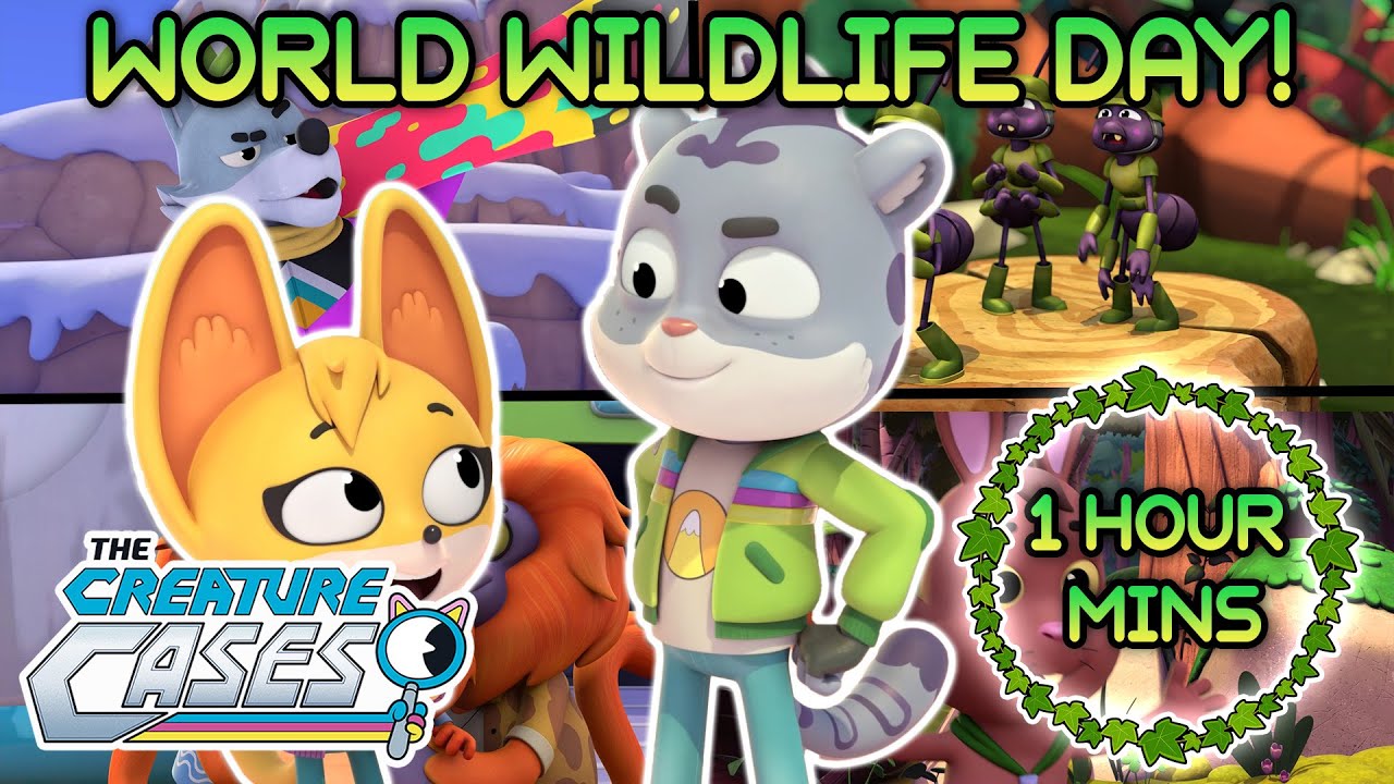 @CreatureCases - 🌍🦊 World Wildlife Day! 🐱🌍 | 1 HOUR Compilation | Kit and Sam