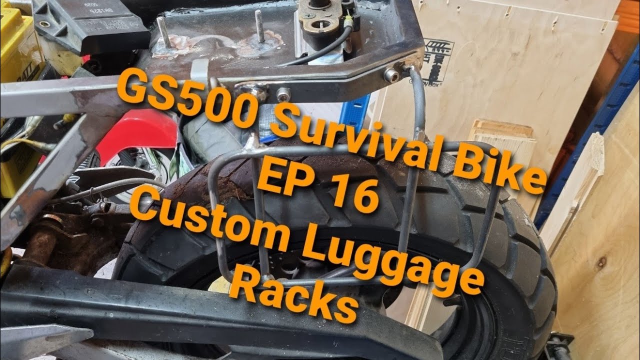 GS500 Survival/Scrambler Build - EP16 - Custom Luggage Racks