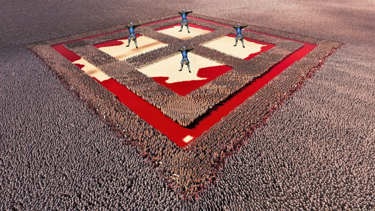 1,000,000 Orcs attack Roman Army SHIELD WALL FORTRESS - Ultimate Epic Battle Simulator 2 UEBS 2