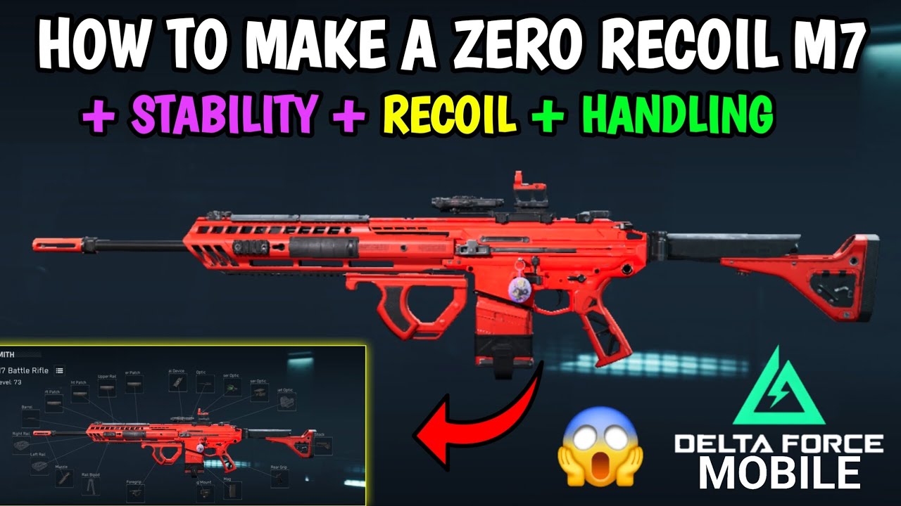 How to Make NO RECOIL M7 in Delta Force Mobile (Zero Recoil Build)