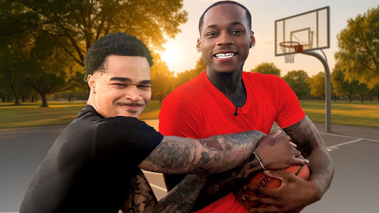 Plaqueboymax vs Tylil 1v1 Basketball!