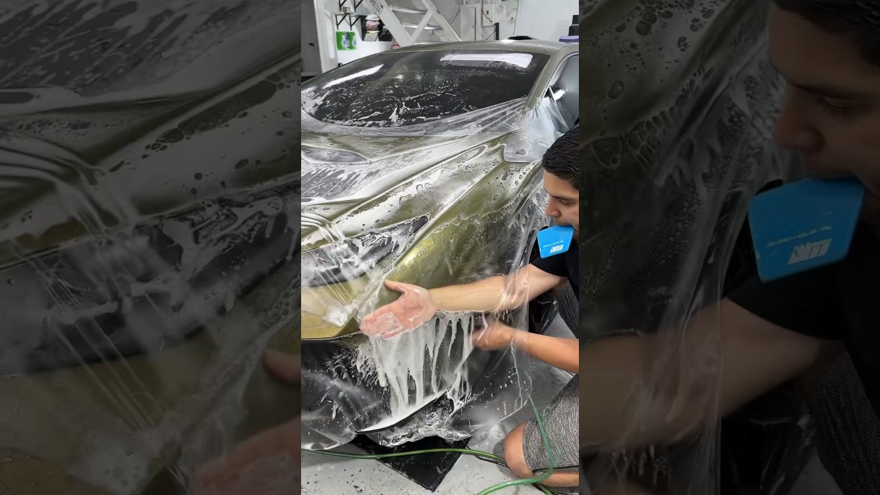 Lamborghini STO paint protection film install 🛡️🔥