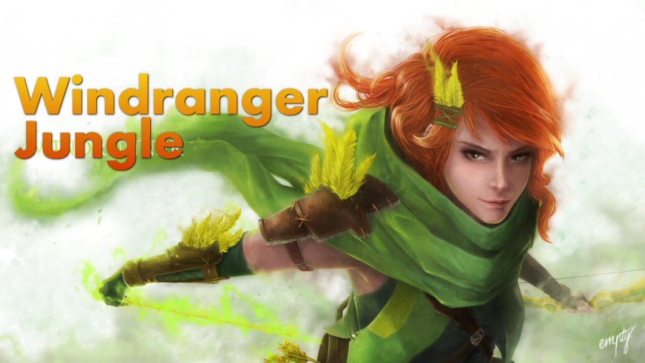Windranger Jungle | Level 5 in 4 mins
