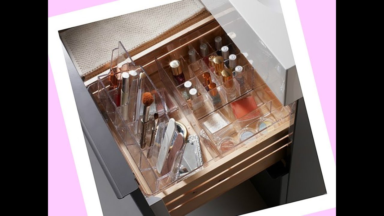 فكرة ترتيب المكياج من إيكيا Ikea Makeup Organization