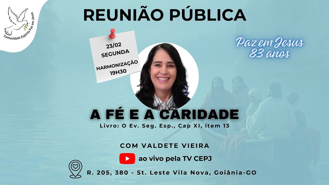 A FÉ E A CARIDADE - Valdete Vieira