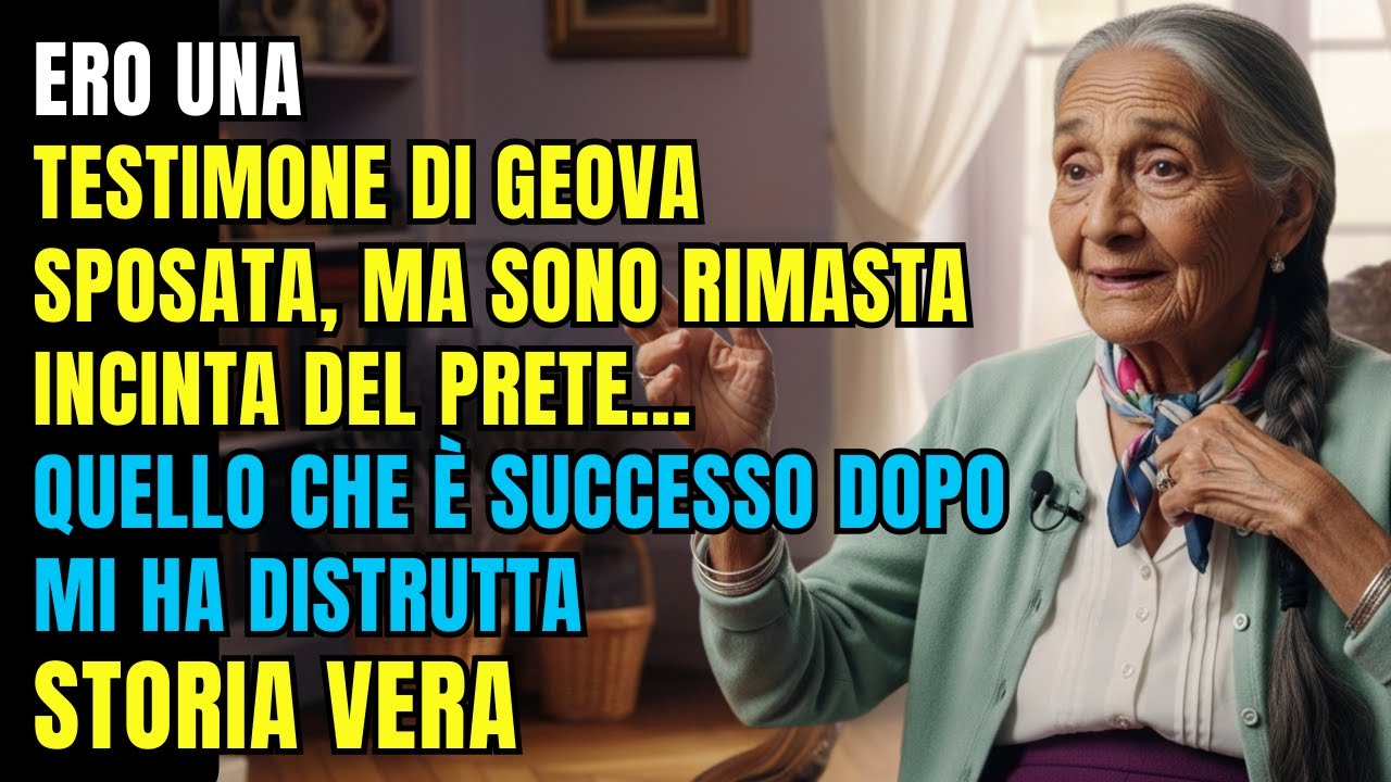 STORIA DI UNA NONNA💔👵Ho tradito mio marito con un prete… ed ero una Testimone di Geova!