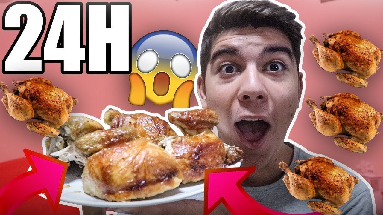 MANGIO SOLO 🐔POLLO PER 24 ORE!! *gustoso*