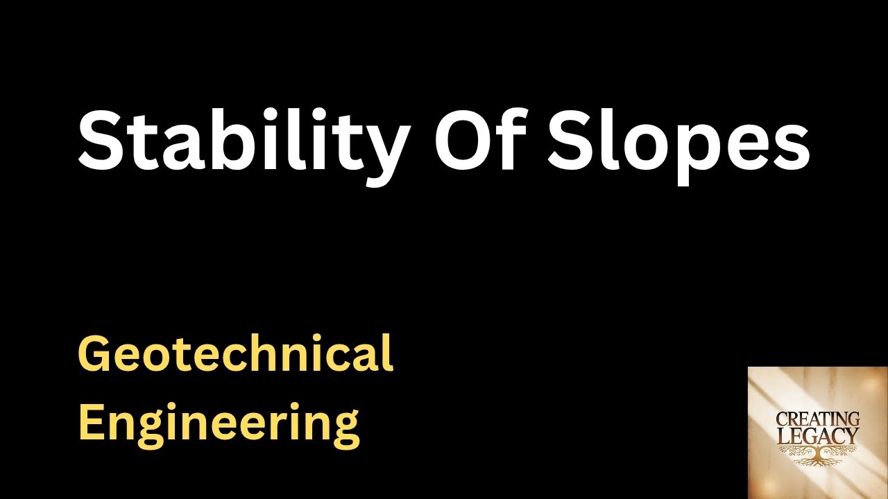 Infinite Slope Analysis| Finite Slope Analysis 