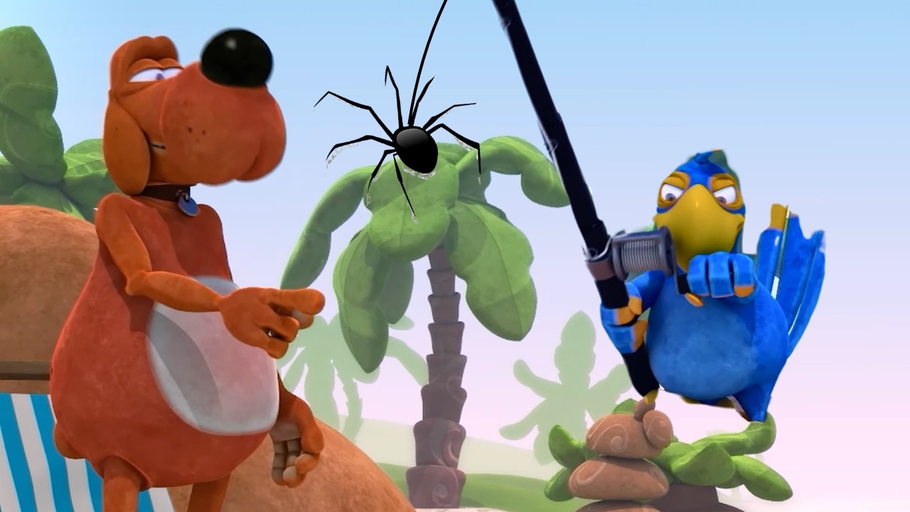 Spider Fishing - Luchien | Funny & Crazy Adventure for Kids | Kids Shows Club