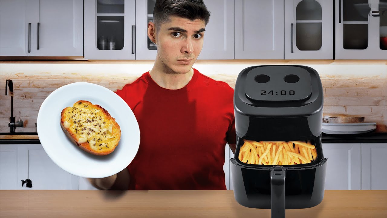 24 Horas APENAS a Comer Comida de AIR FRYER!