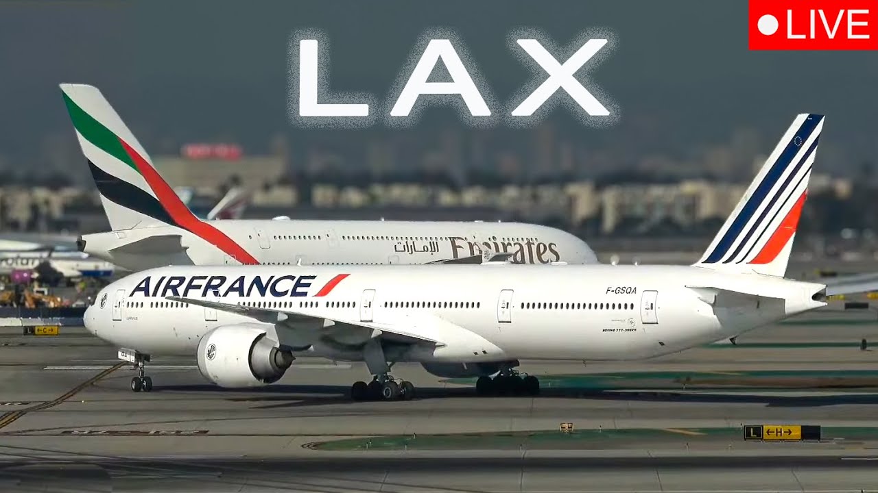 🔴 LIVE LAX PLANE SPOTTING | LAX AIRPORT LIVE with ATC
