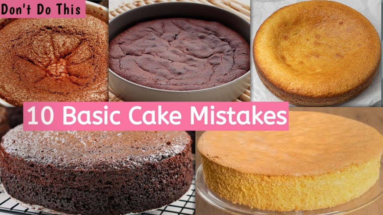Top 10 Cake Baking Mistakes Dont Do This|cake mistakes baking|cake fulta kyon nahin hai |