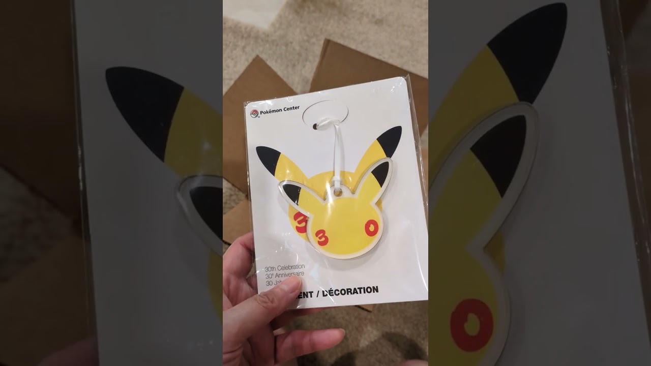 Pokemon Center haul and 30th anniversary product review
