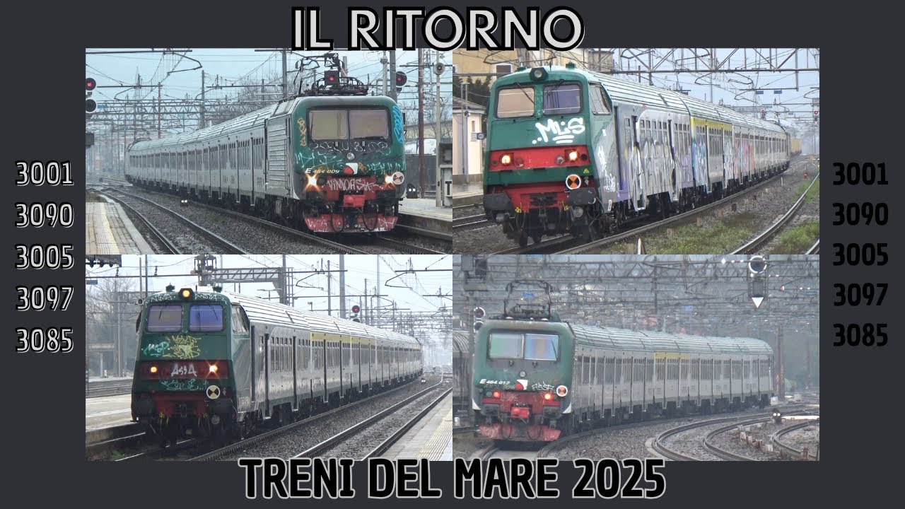 IL RITORNO DEI TRENI DEL MARE TRENORD 2025 / THE RETURN OF THE SEA TRAINS TRENORD 2025