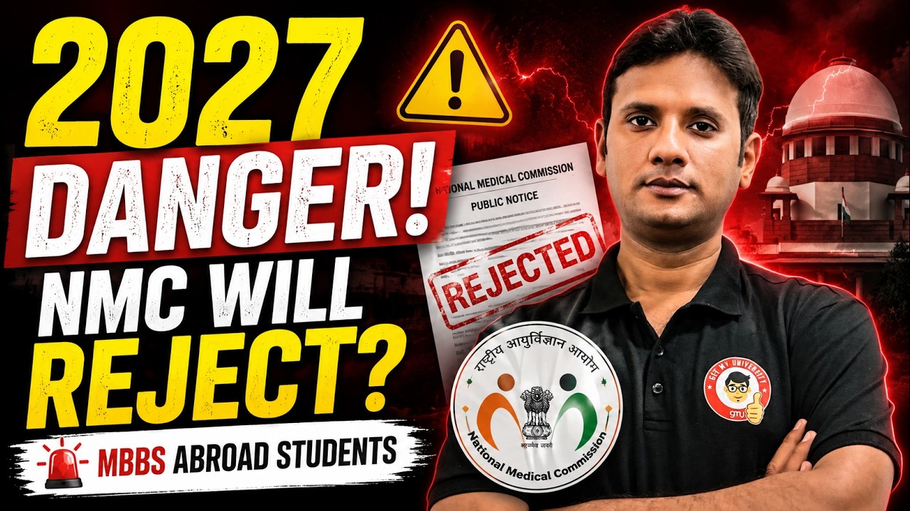NMC BIG WARNING 2027 MBBS Abroad Students Could Lose Their Medical Career | FMGL Reality😨