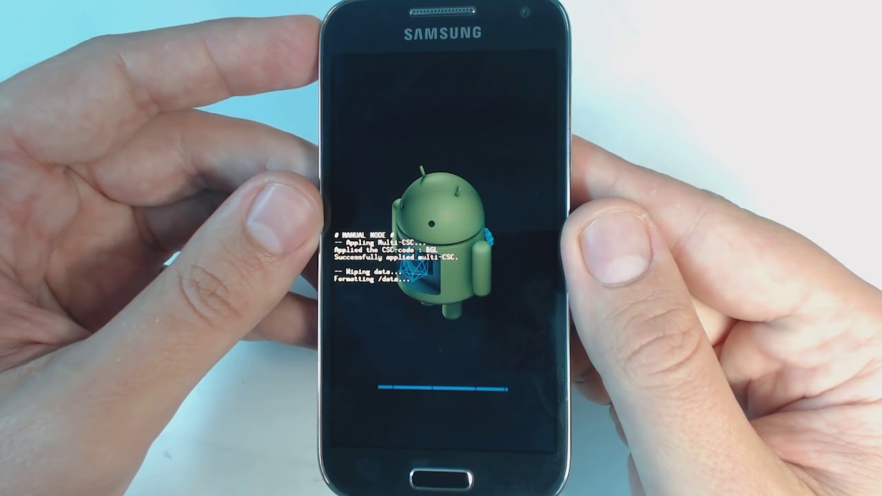 Samsung Galaxy S4 mini I9195 hard reset