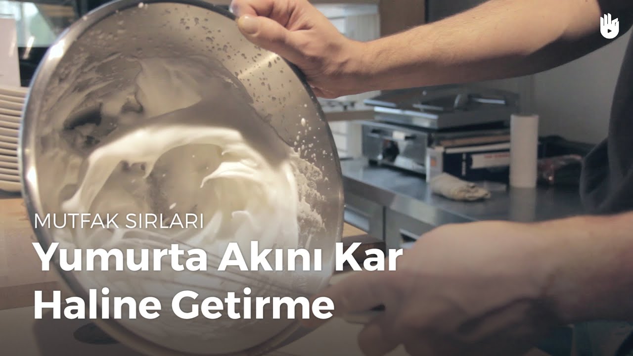 Kolay tarif: yumurta beyazlarını çırpın